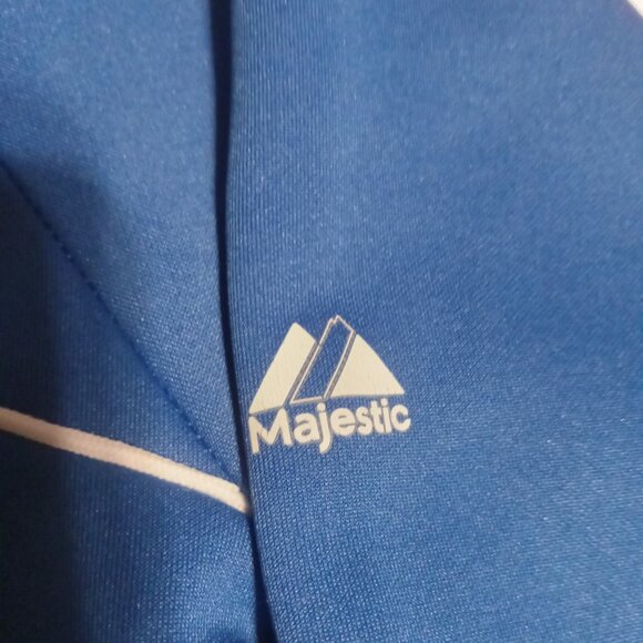 Majestic Men's MLB LA Dodgers Therma Base Fleece Pullover Sweatshirt - Picture 7 of 11